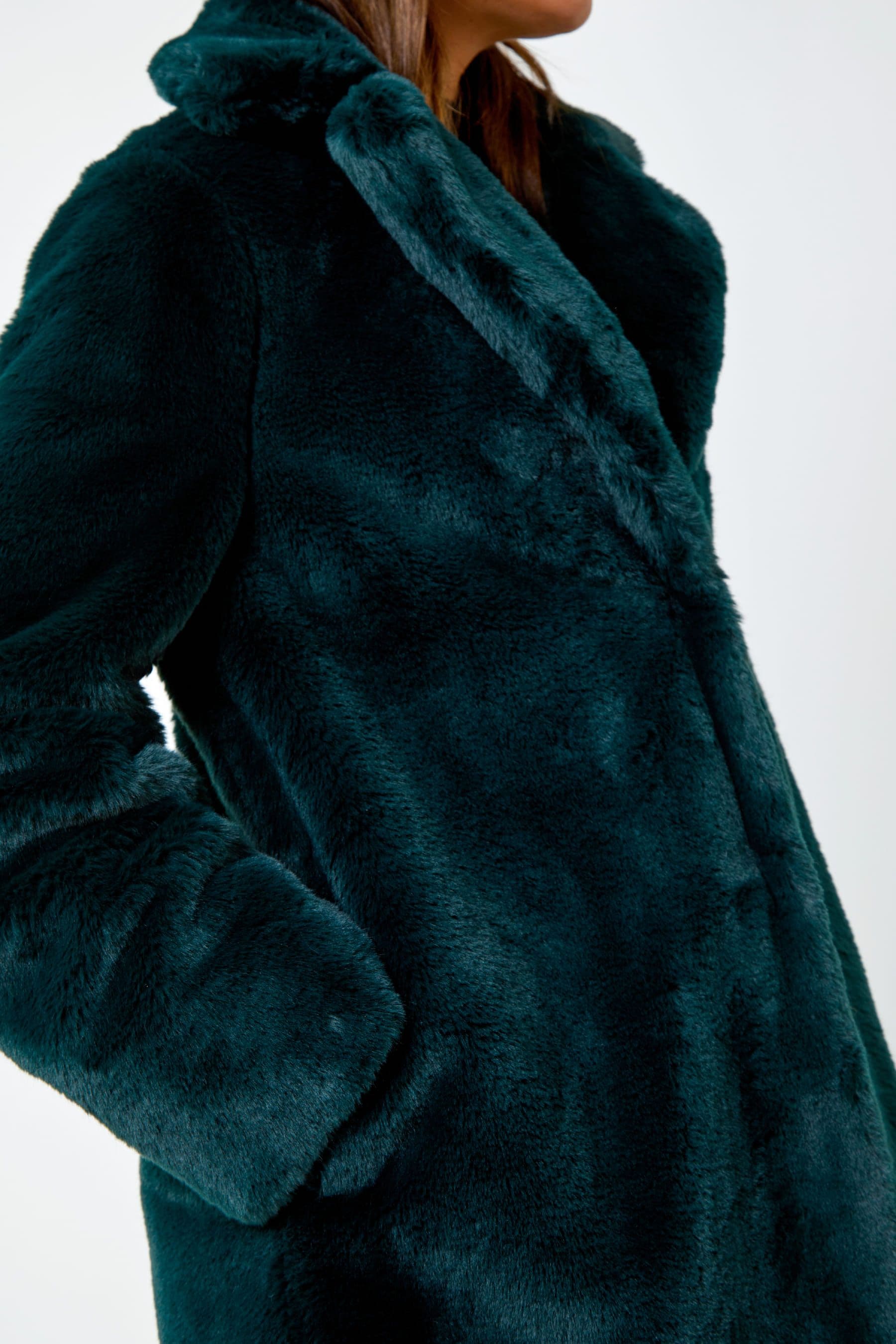 Next green fur coat best sale