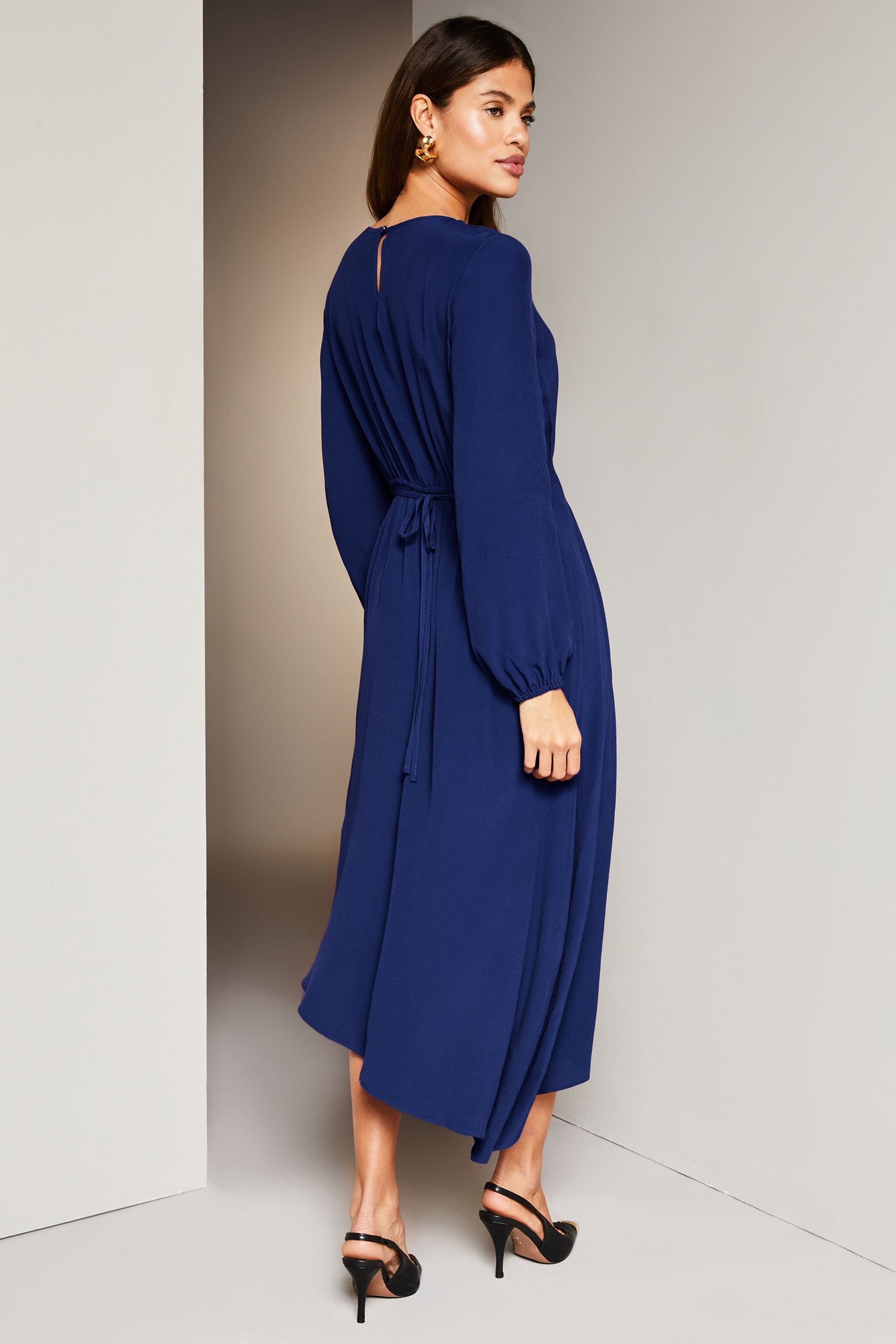 Lipsy pleated midi dress outlet