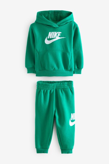 Nike Green Infant Club Fleece Tracksuit Set