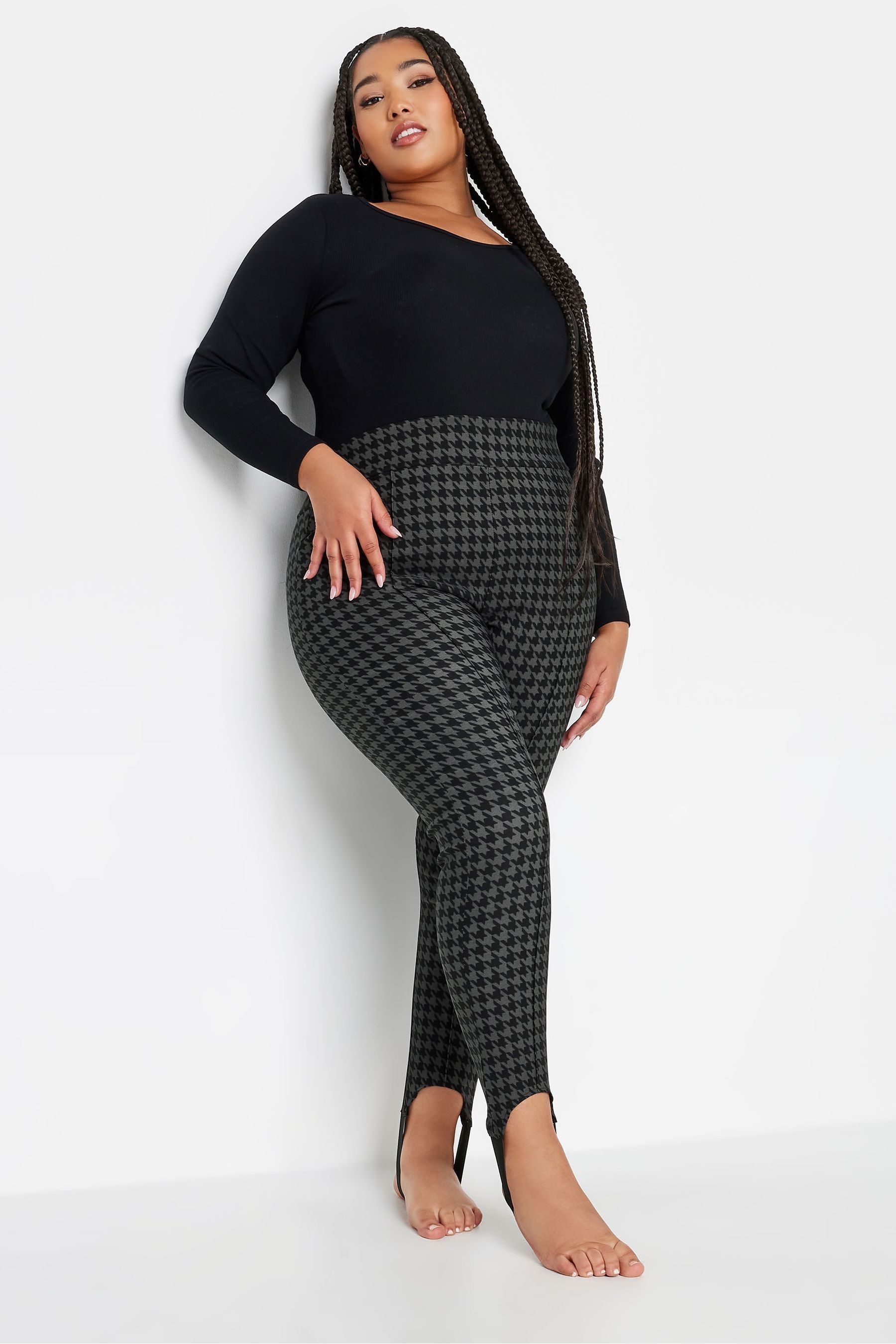 Women's plus size stirrup pants clearance