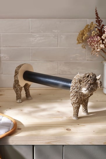 Natural Hamish Kitchen Roll Holder