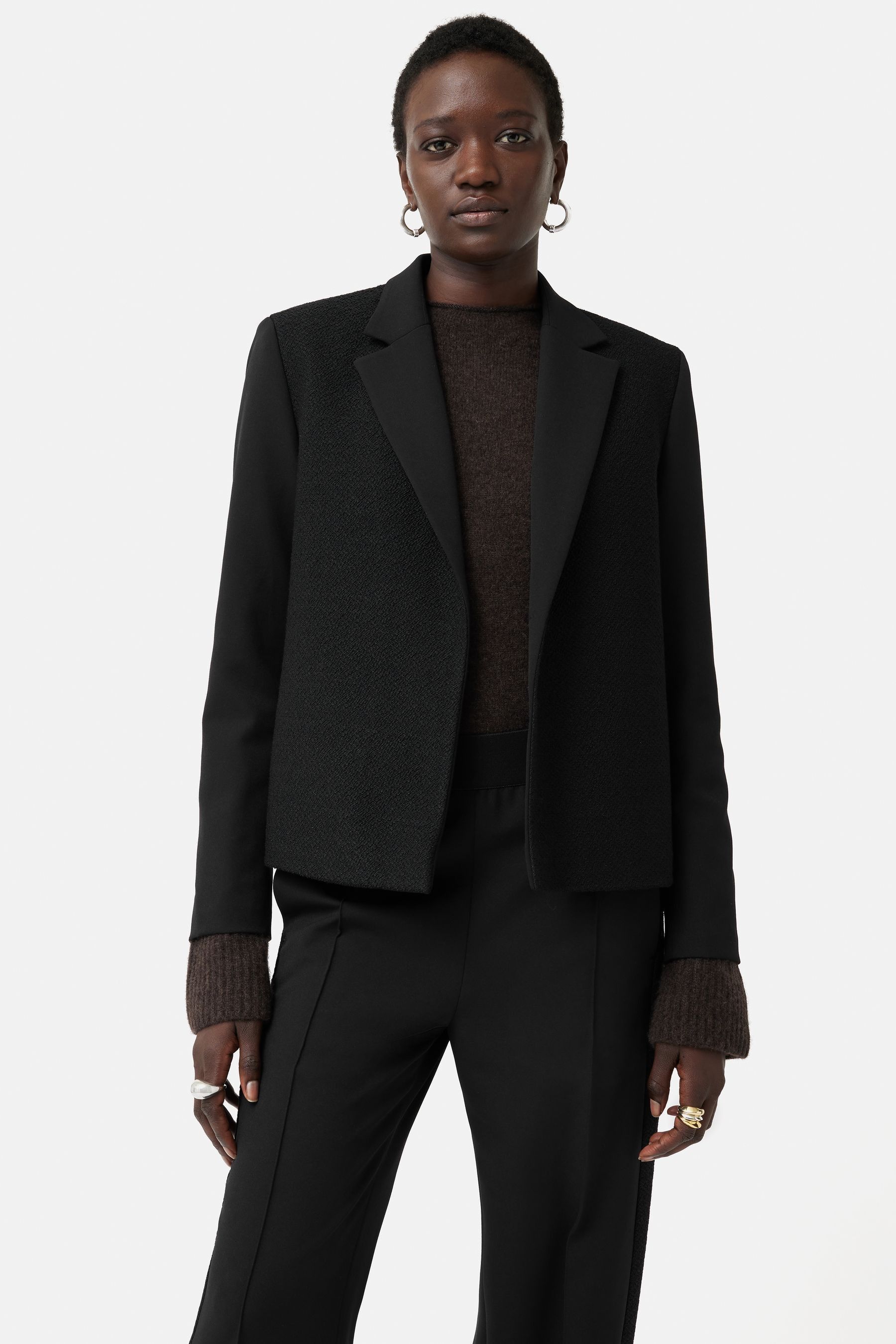 Jigsaw boucle coat outlet
