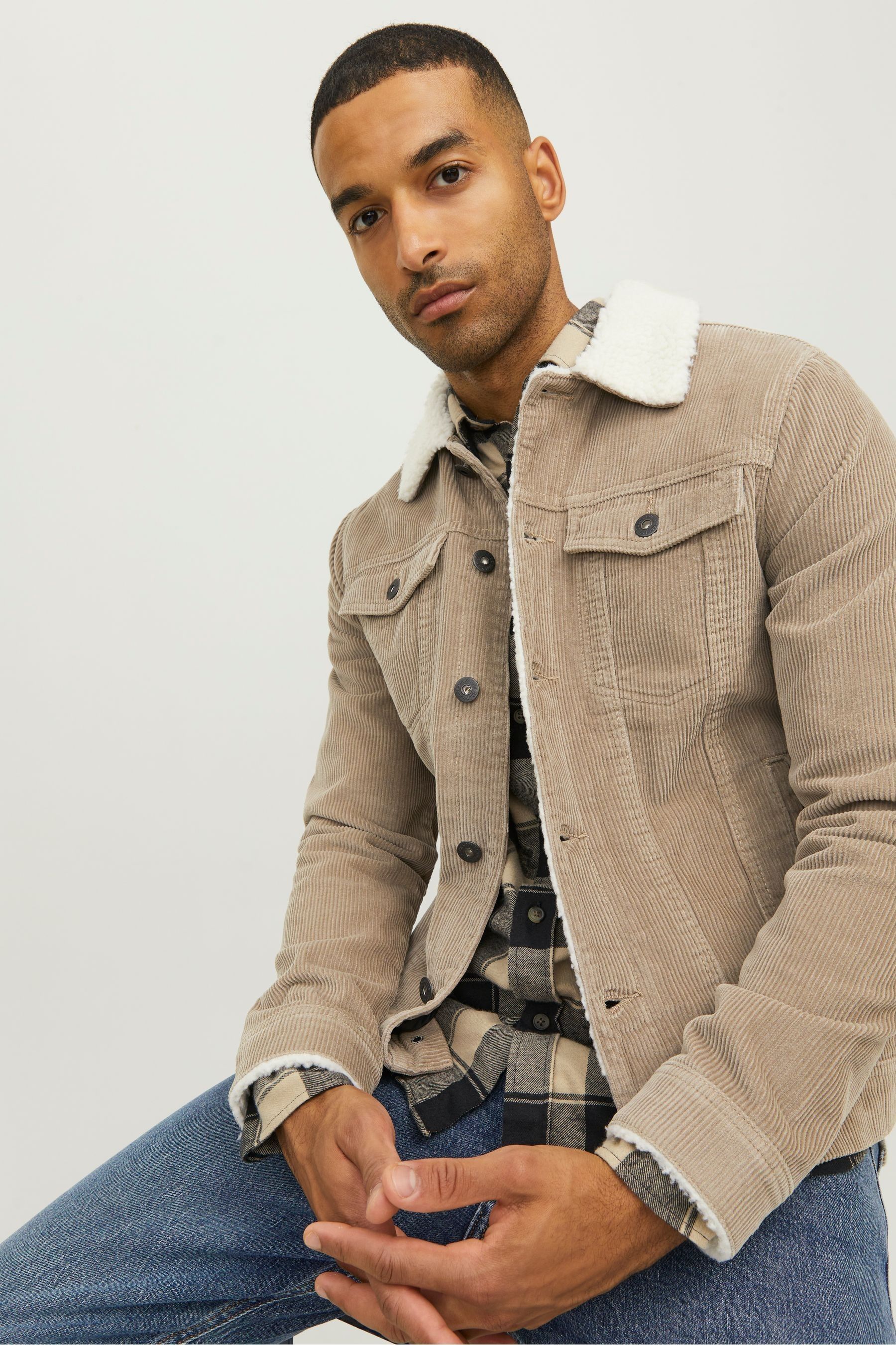 Jack and jones trucker jacket hotsell