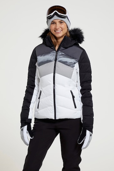 Mountain Warehouse White Womens Cascade Padded Ski Jacket