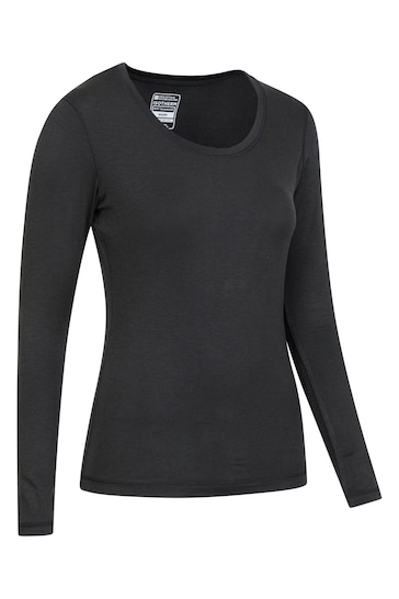 Mountain Warehouse Black Keep The Heat Womens IsoTherm Thermal Top