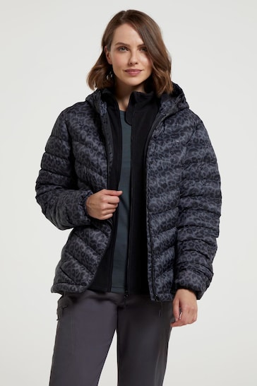 Mountain Warehouse Grey Womens Seasons Water Resistant Padded Jacket