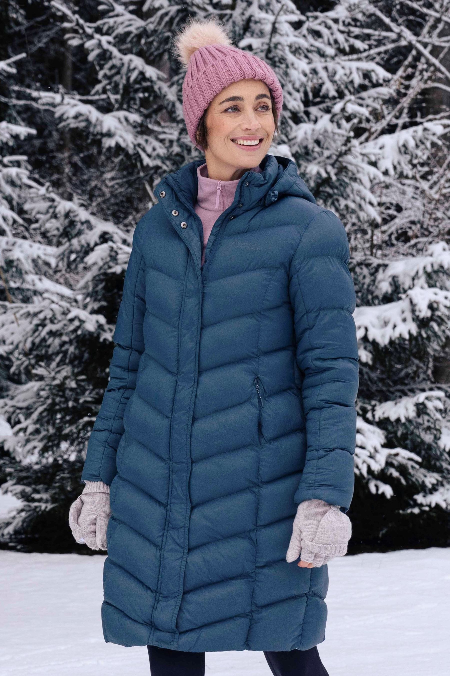 Buy Mountain Warehouse Blue Womens Alexa Padded Jacket from the