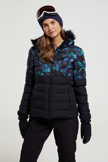 Mountain Warehouse Black Womens Avalanche Padded Ski Jacket