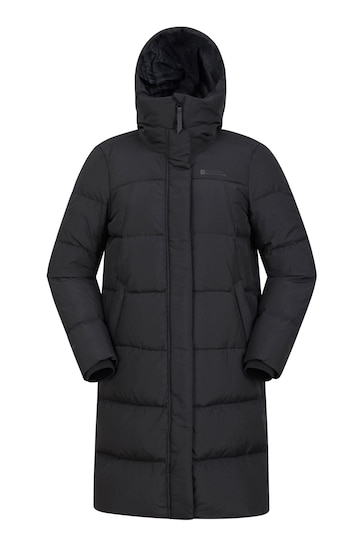 Mountain Warehouse Black Extreme Andes Womens Long Down Coats