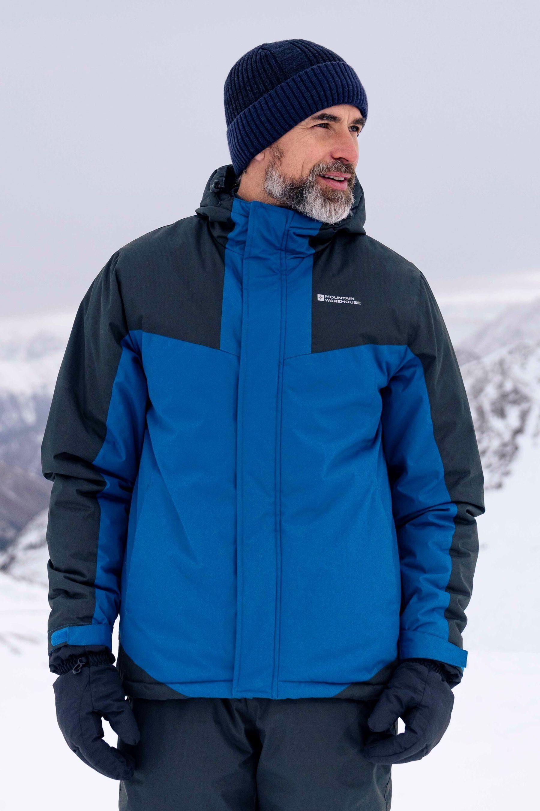 Ski jacket top blue