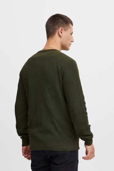 Blend Green Codford Lightweight Knitted Pullover Jumper