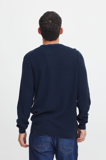 Blend Blue Codford Lightweight Knitted Pullover Jumper