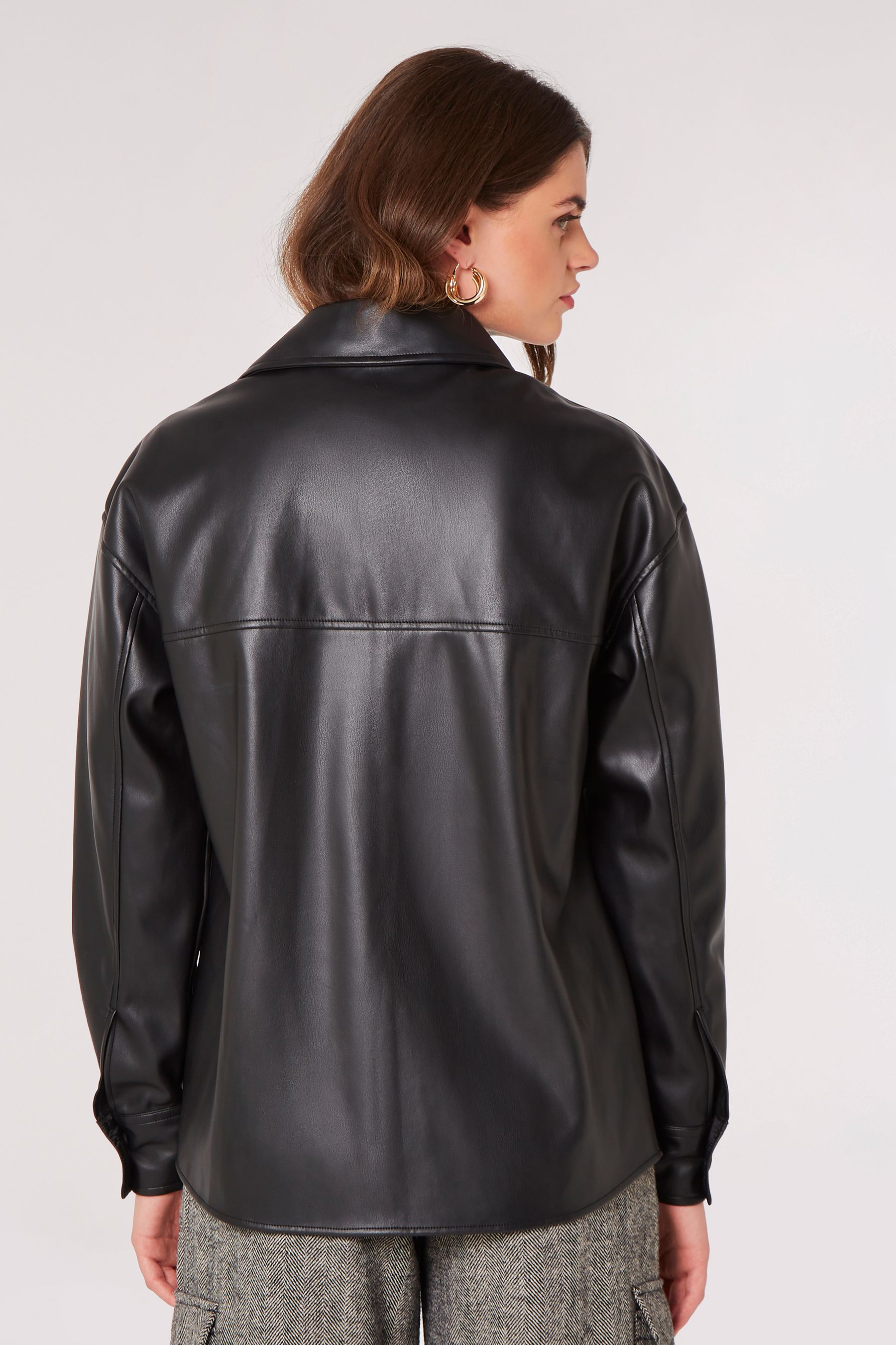 Reiss apricot leather jacket best sale