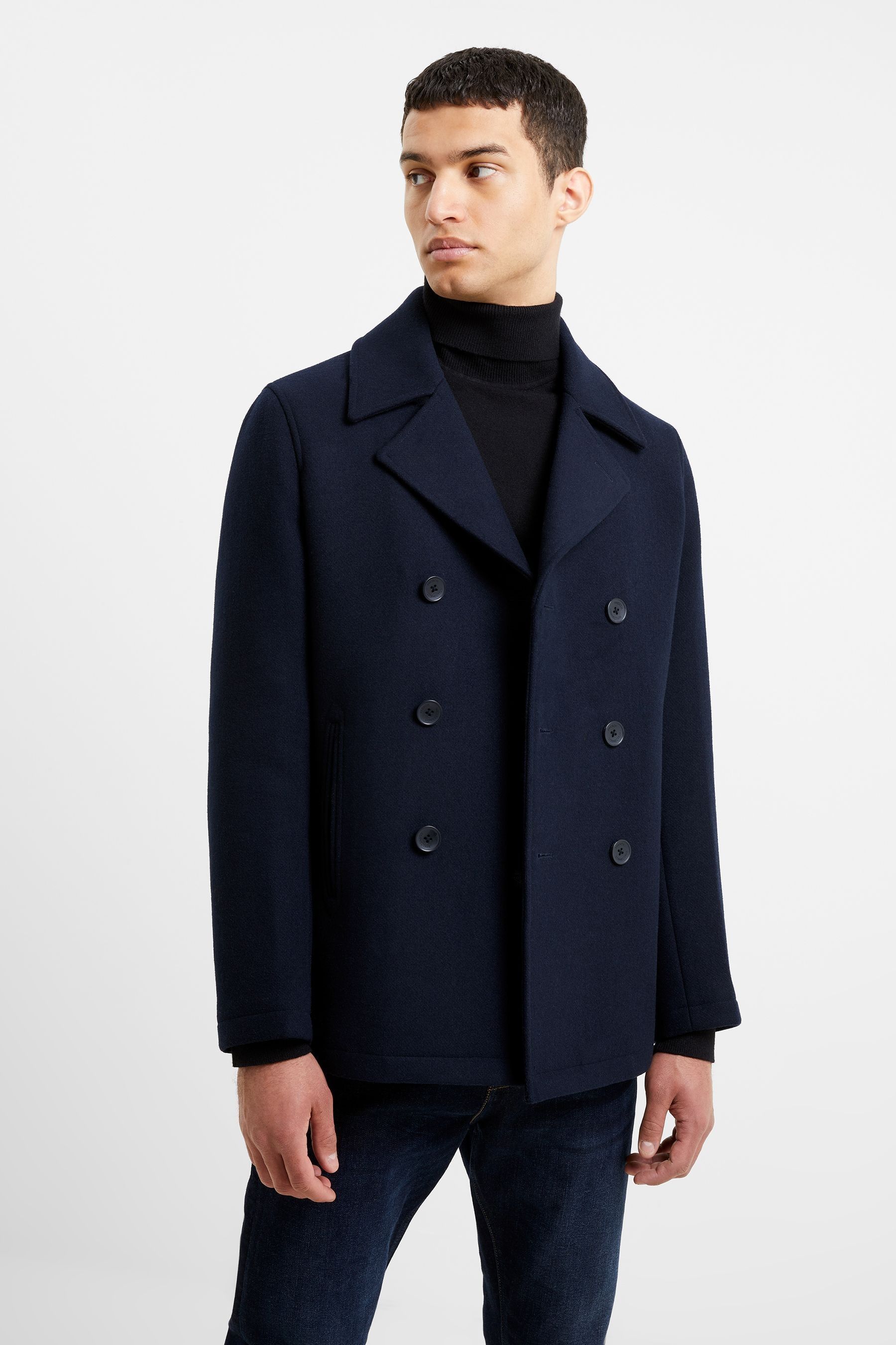 French connection mens outlet trench coat