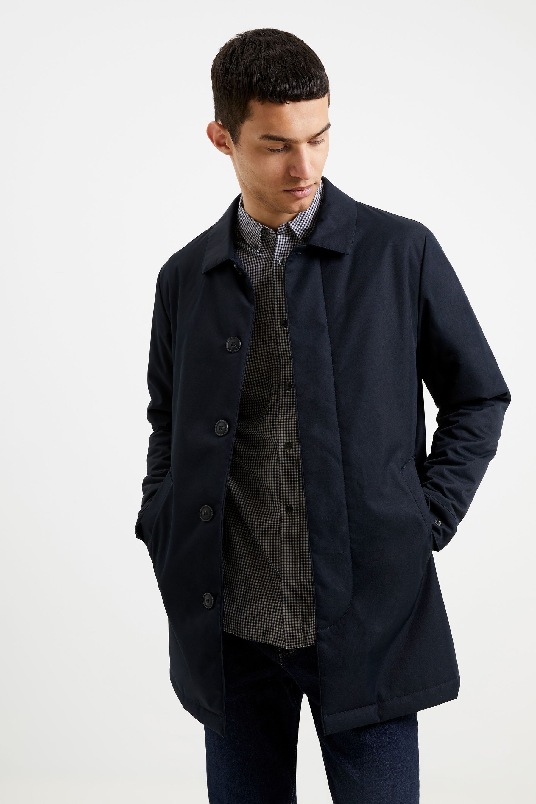Navy store mac jacket