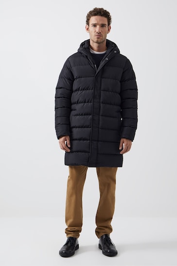 French Connection Row Long Length Parka Coat