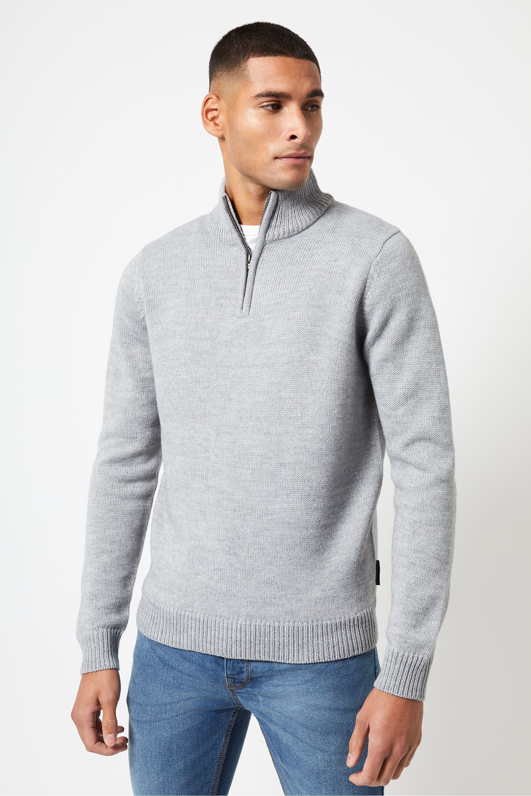 French connection clearance half zip jumper