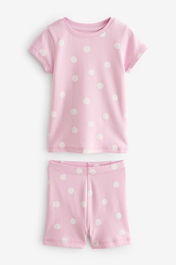 Pink Star Short Pyjamas 3 Pack (9mths-12yrs)