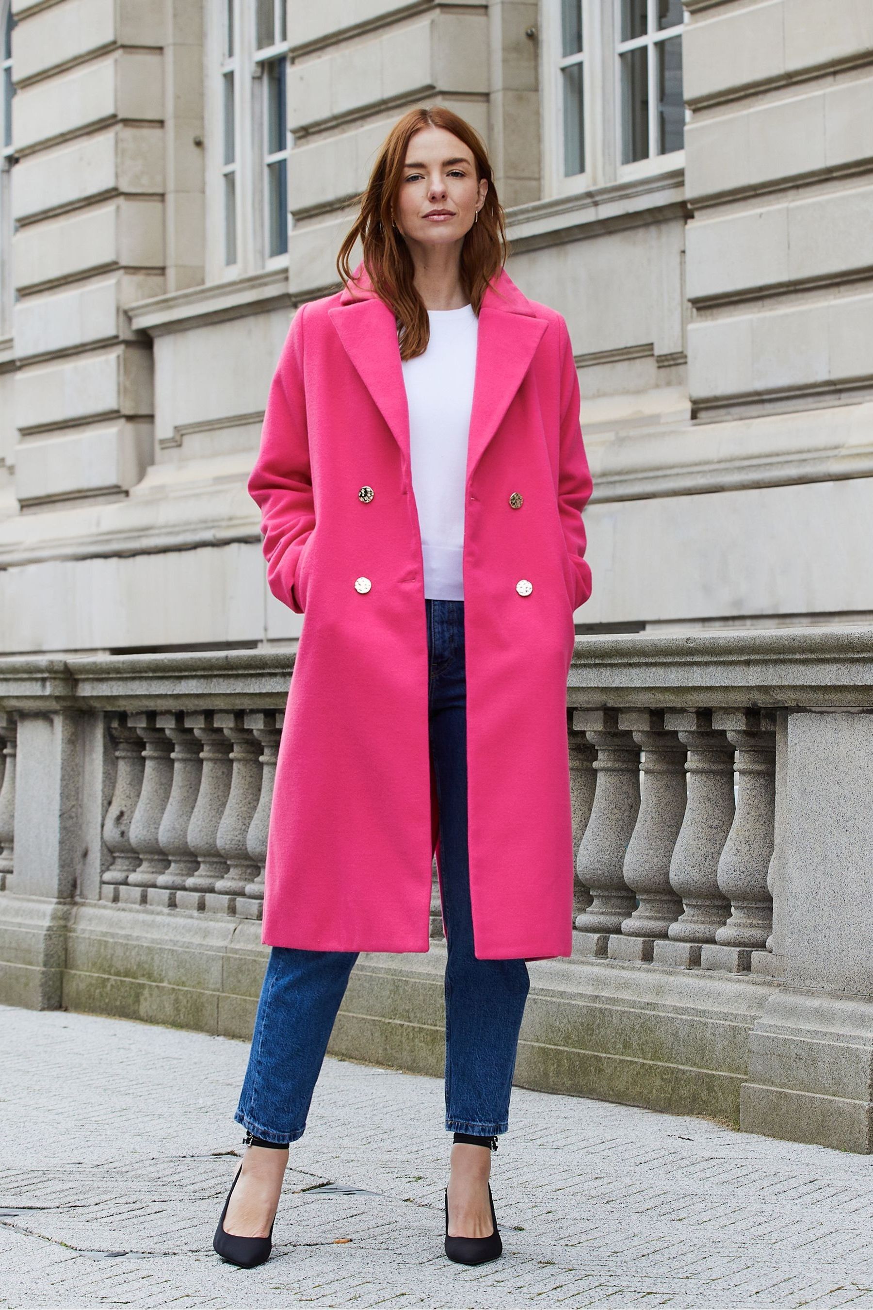 Next pink outlet revere coat