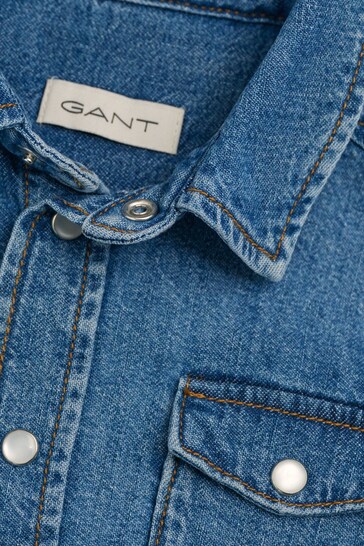 GANT Kids Blue Denim Shirt