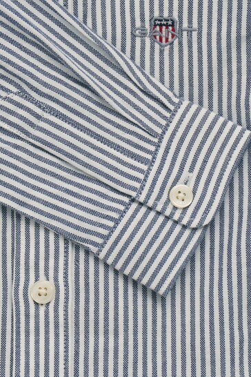 GANT Baby Blue Striped Oxford Shirt
