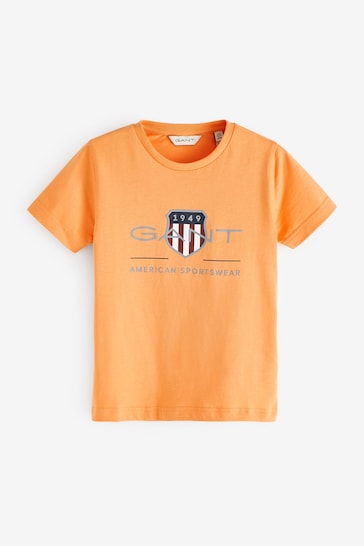 GANT Orange Kids Archive Shield T-Shirt