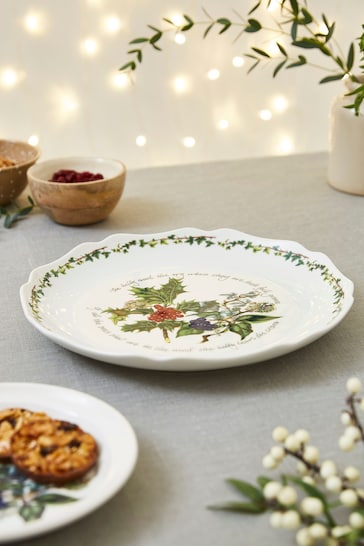 Portmeirion The Holly and the Ivy Scalloped Platter