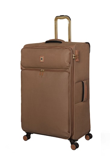 IT Luggage Brown Enduring Tan Large Suitcase