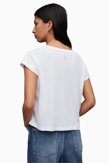 AllSaints White Anna T-Shirt