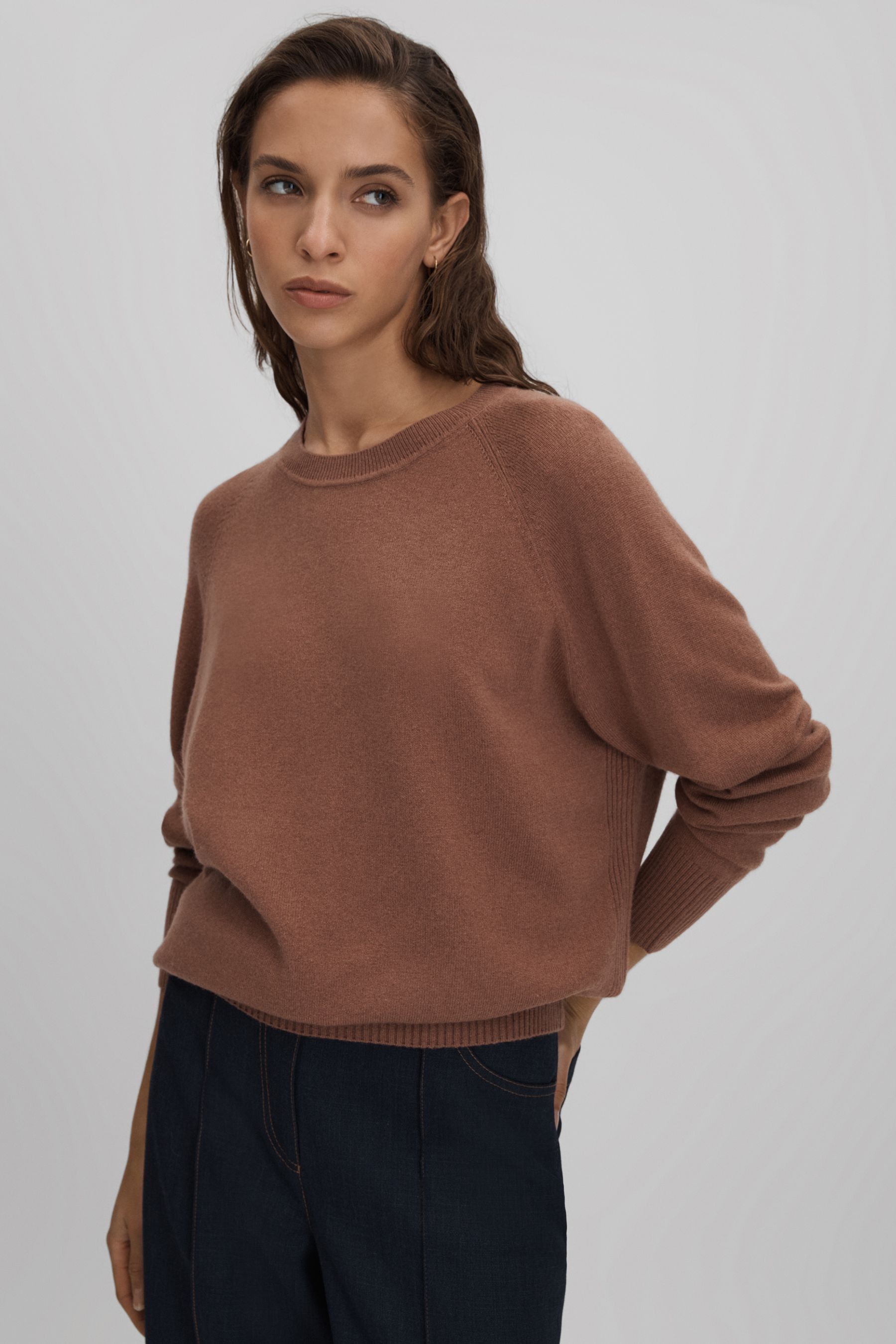 Oversized wool hotsell blend sweater