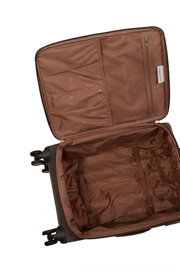 IT Luggage Brown Enduring Kangaroo Cabin Suitcase