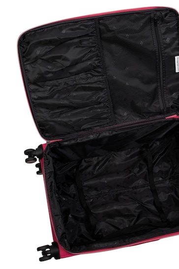 IT Luggage Red Trinary Magenta Blush Medium Suitcase