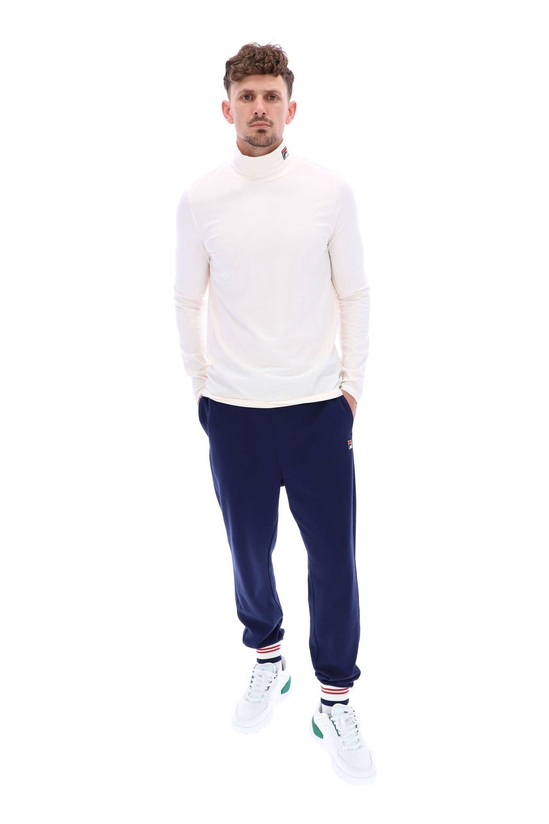 Fila roll neck white best sale