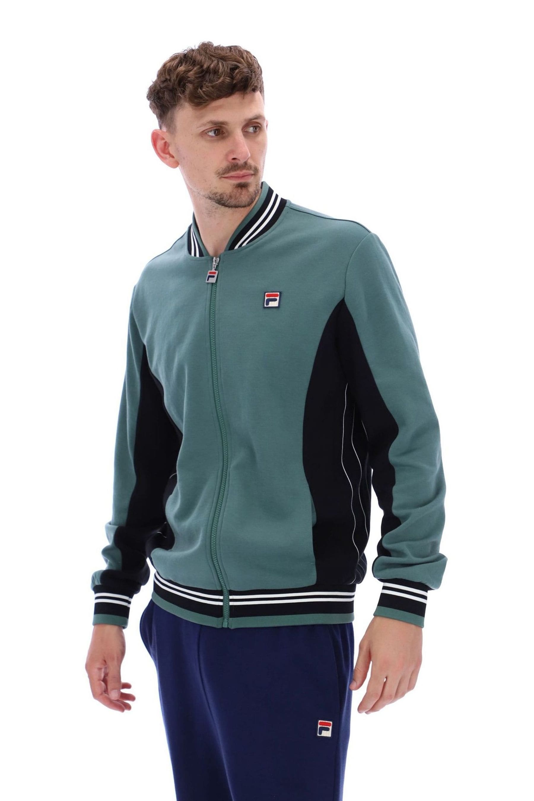Buy Fila Green Settanta Jkt Baseball Track Jacket from the Next UK