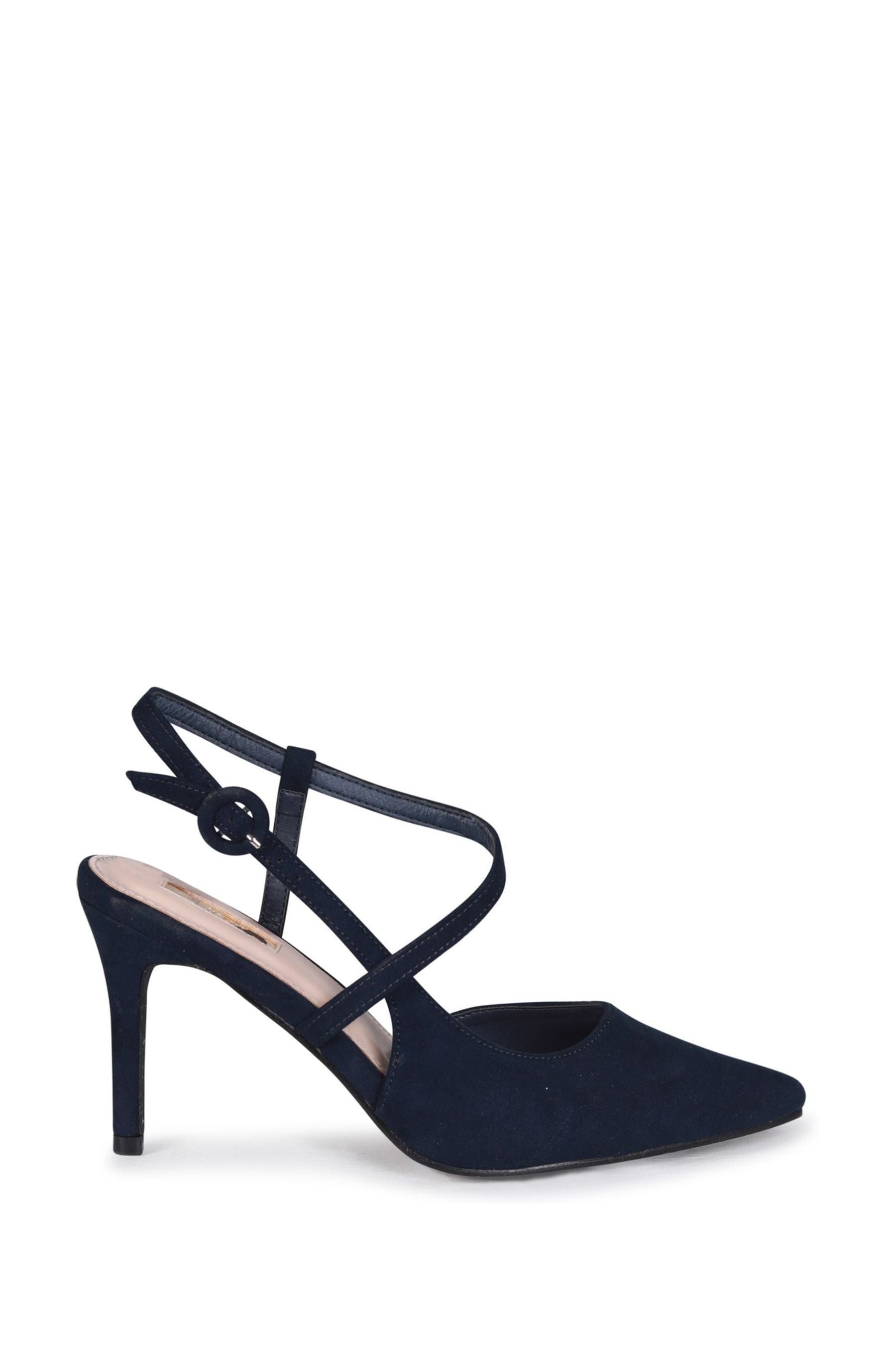 Navy and cheap orange heels