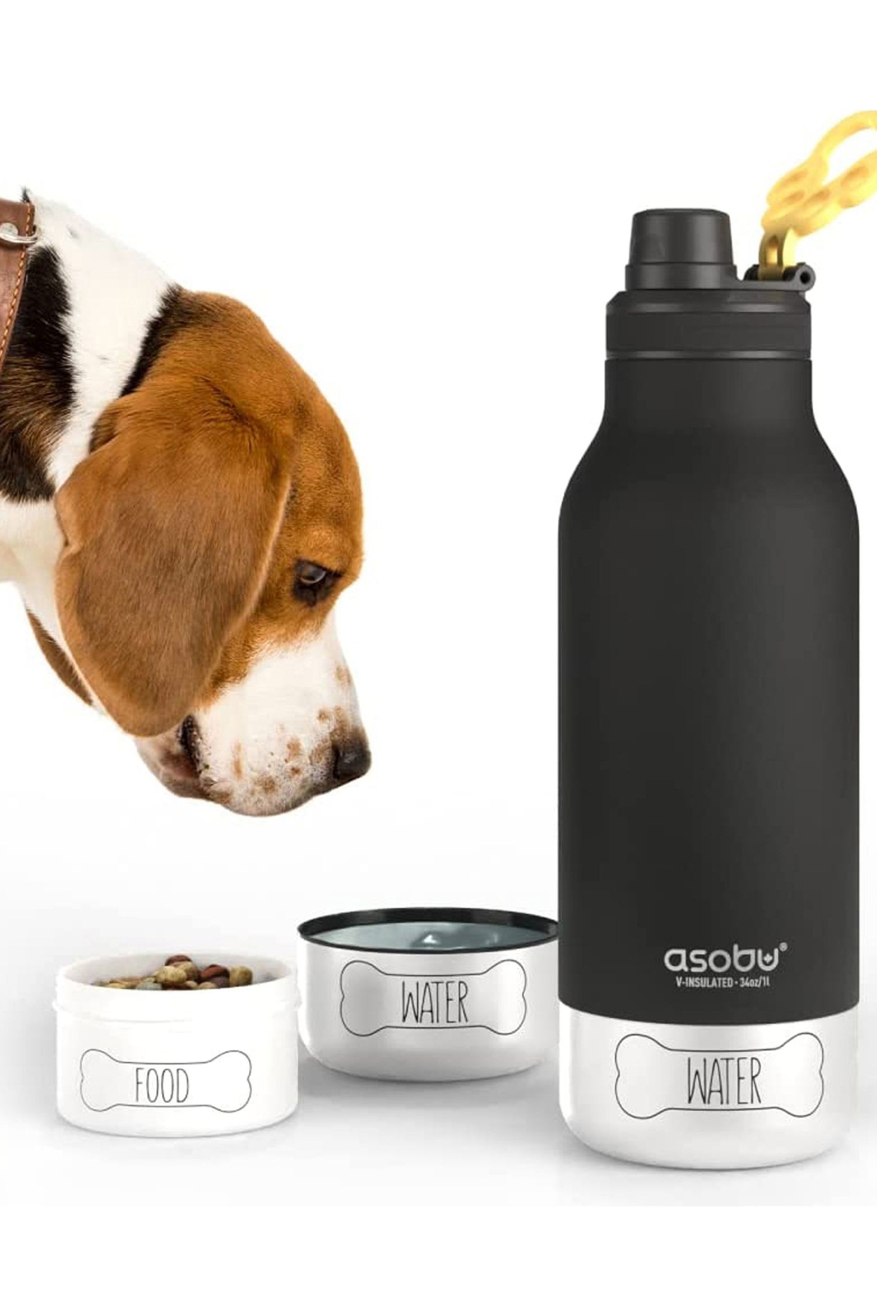Buy Asobu Black Buddy 3 in 1 Dog Bowl Water Bottle from the Next UK online shop