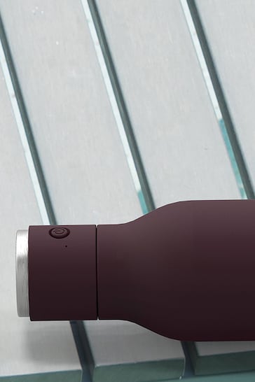 Asobu Purple Wireless Bluetooth Speaker Drinks Water Bottle