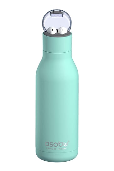 Asobu Blue Earphone H2 Audio Insulated Water Bottle