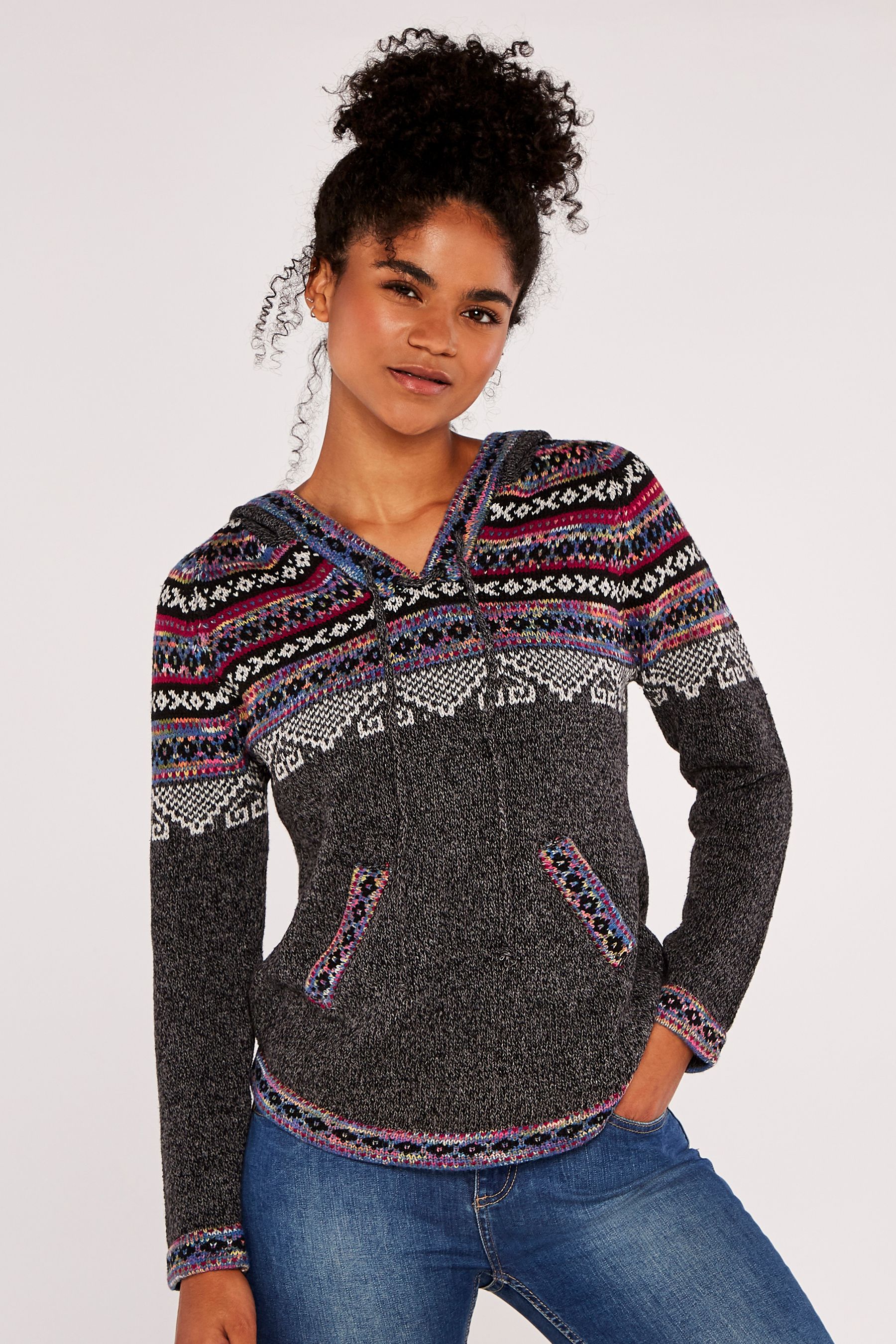 Apricot clearance grey jumper