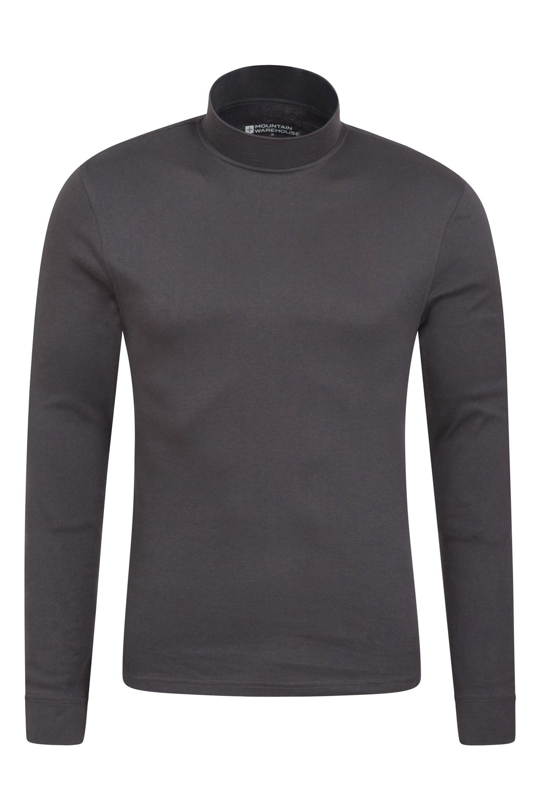 Mens turtle neck deals thermal top