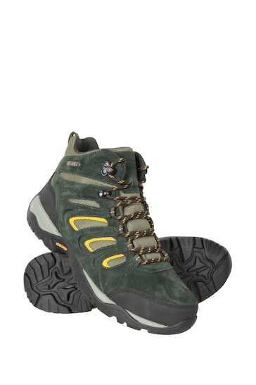 Mountain Warehouse Green Aspect Extreme Mens Waterproof Walking Boots