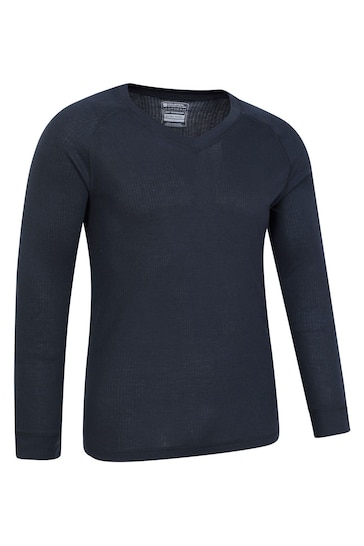 Mountain Warehouse Blue Talus Mens Thermal Top