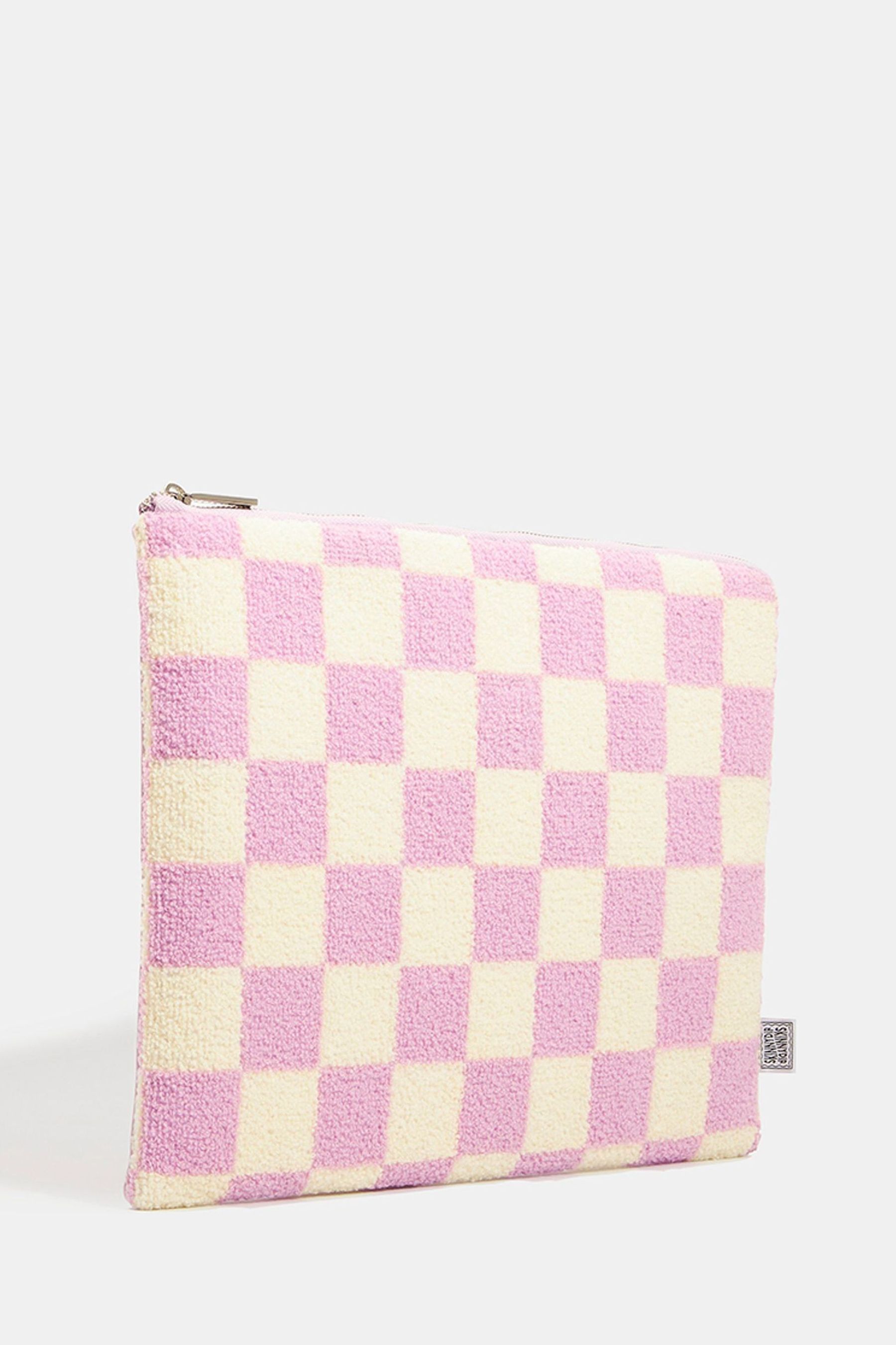 Fuzzy laptop case top