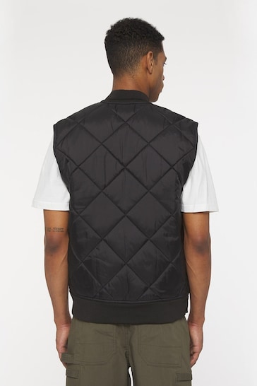 Dickies Diamond Black Quilted Vest