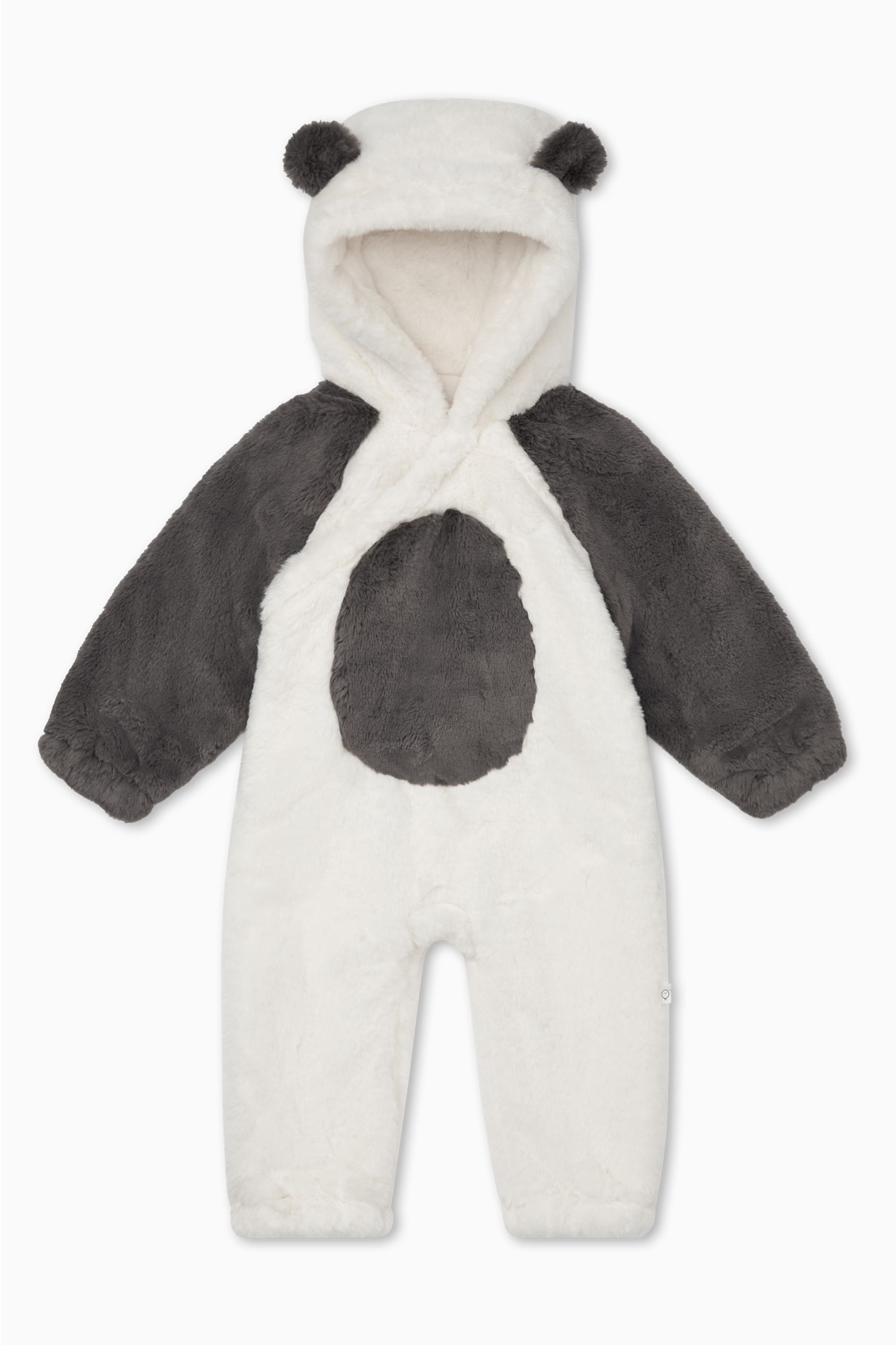 Mori Penguin Recycled Sherpa Cosy Pramsuit