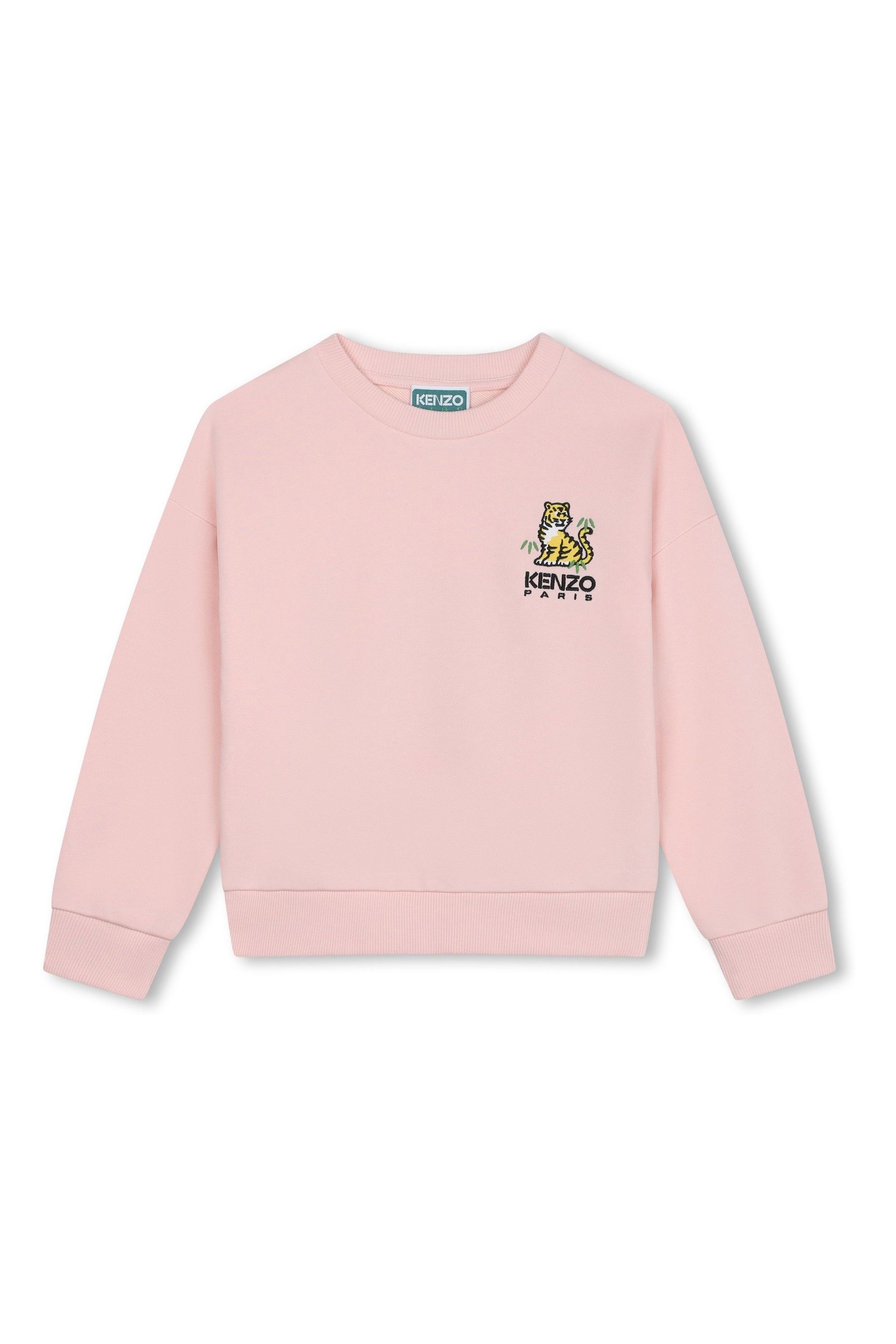 Buy KENZO KIDS Pink Tiger Logo Back Print Sweater from the Next UK