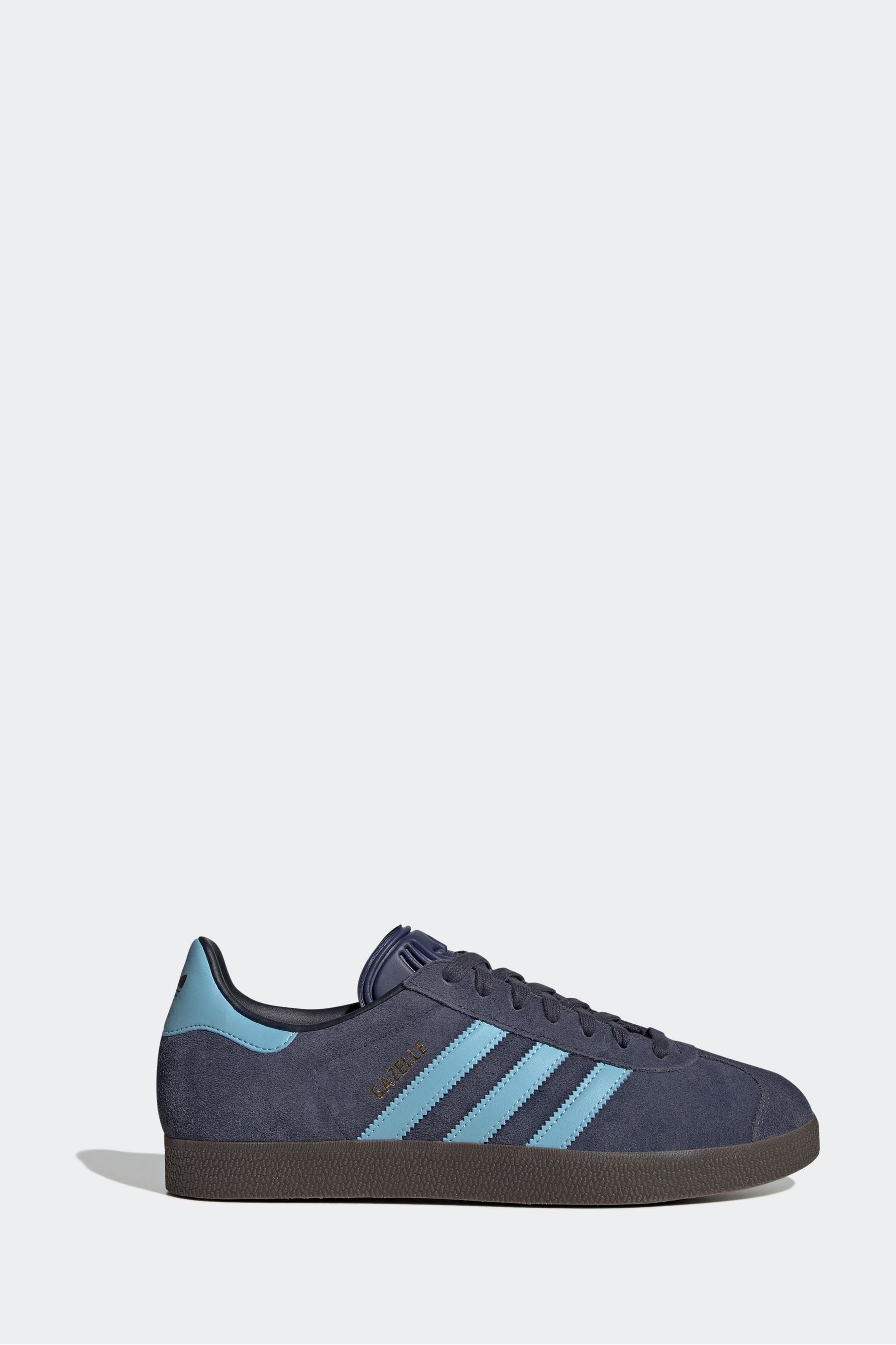 Buy adidas Originals Blue Navy Gazelle Trainers from the Next UK