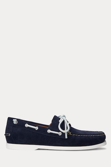 Polo Ralph Lauren Navy Merton Boat Shoes