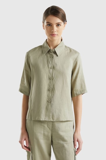 Benetton Linen Shirt