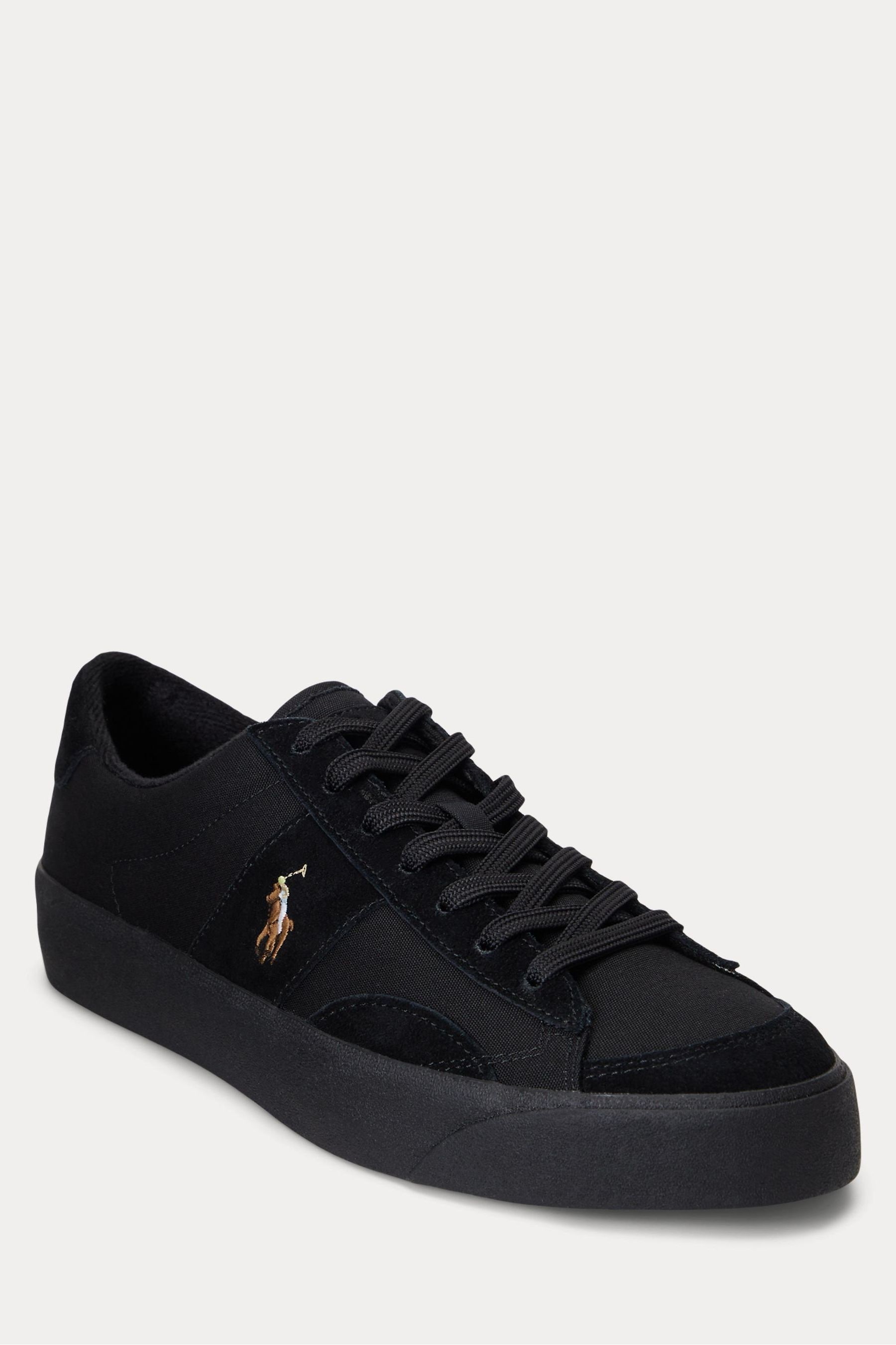 Polo Ralph Lauren Sayer Canvas Suede Trainers